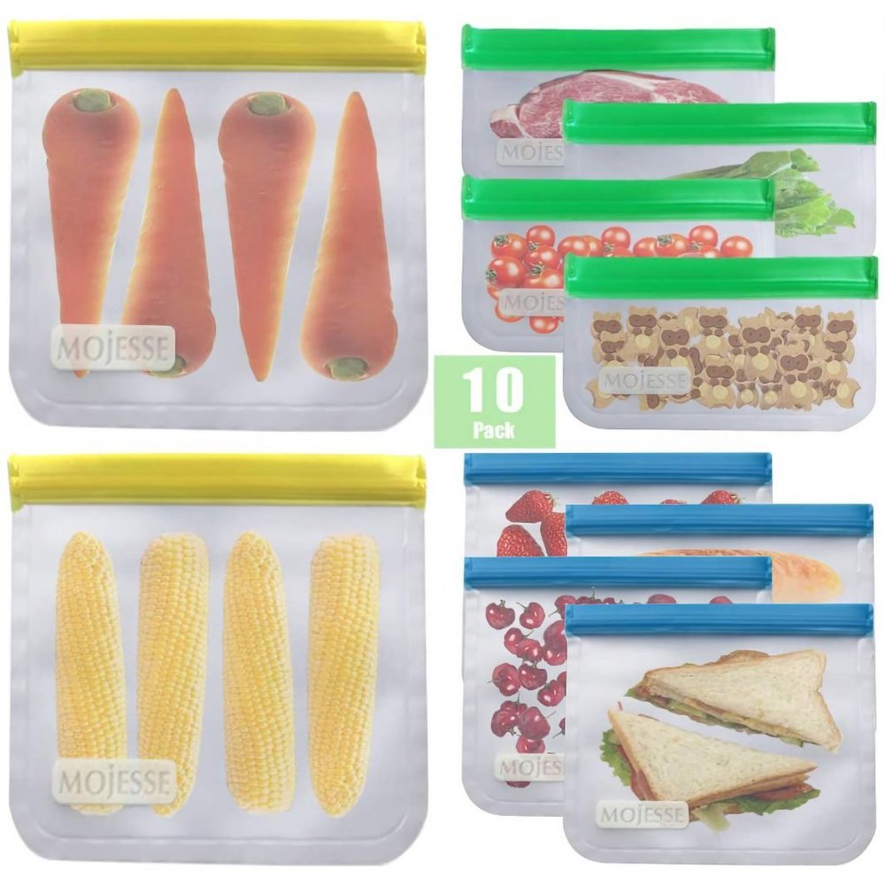 Includes 3 types of bags for endless storage possibilities. Perfect for snacks,